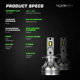 N37 series H1/H3/H4/H7/H11/H13/9005/9006/9007/9012 led headlight bulbs car led lamp