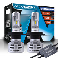 NOVSIGHT N9 series H4/H7/H11/9005/9006 LED headlight bulbs