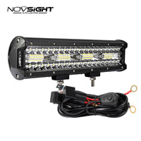 A500-E16 12inch triple row led light bar 240W with wiring harness